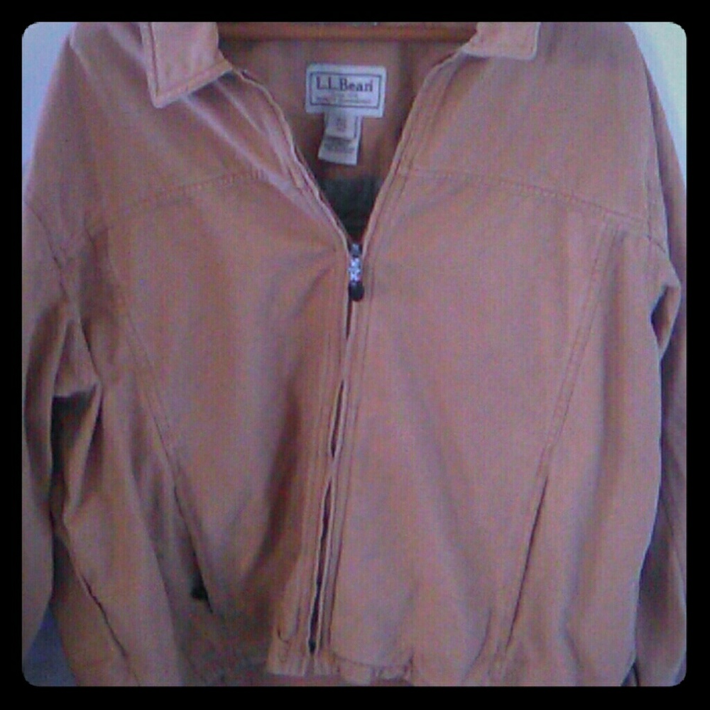Tan ll bean jacket